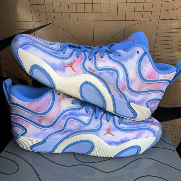NEW Nike Air Jordan Tatum 3 Tie Dye Blue Basketball FZ6598 400 Men Size 10 - Picture 1 of 6